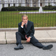 Bush sits in disbelief as his longtime buddy disappears forever and ever and ever.